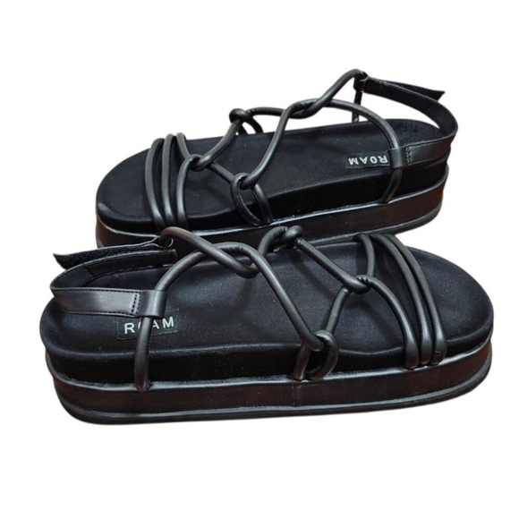 ROAM Linky Platform, Black Rommie sandal Women's Size 40 EU/US 10 - Picture 6 of 16